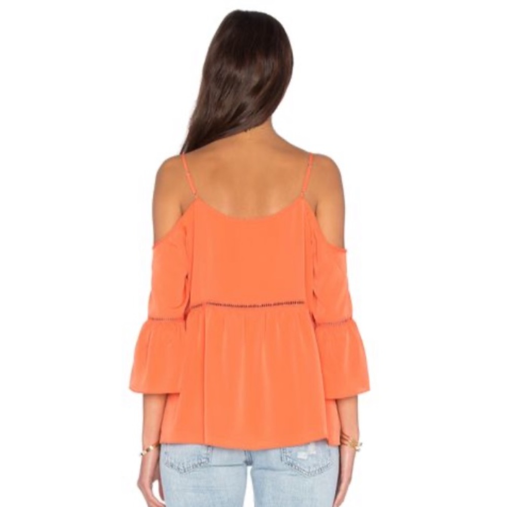 1.state Cold Shoulder Peasant Top, size M. - Picture 2 of 7